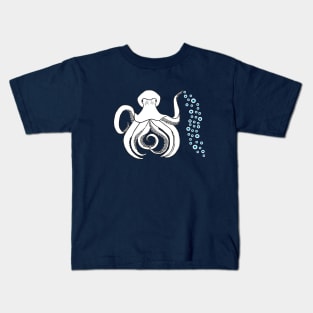 Triipy Octopus Eyeball Bae Kids T-Shirt